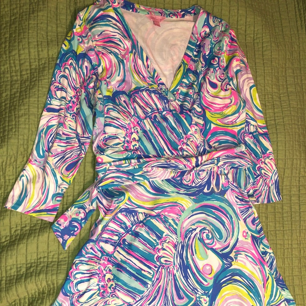 Lilly Pulitzer guiltily pleasure wrap dress